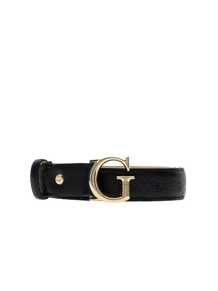 Guess Belt Black Polyester Accessories /