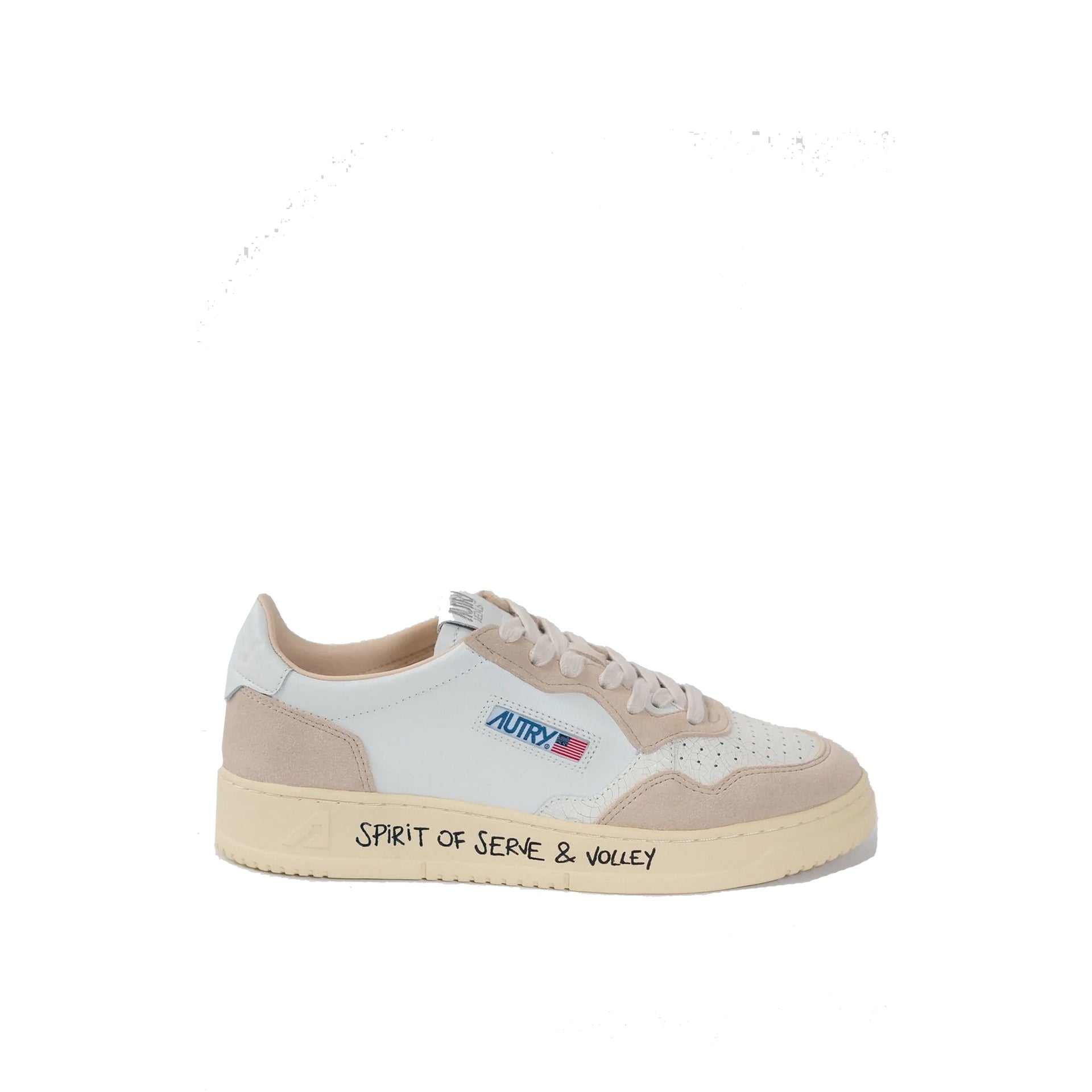 Autry Medalist Low Sneakers White Goat Leather