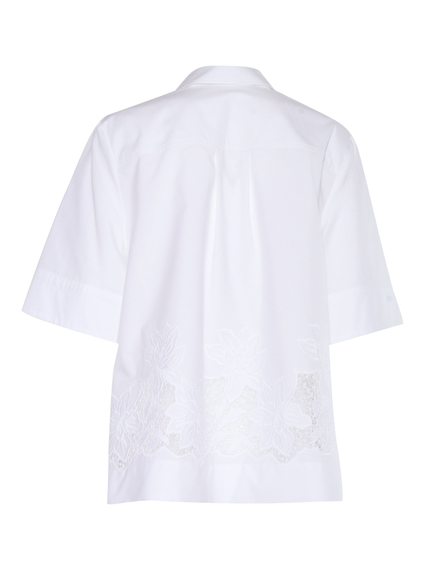 BLOUSE White Cotton Polyester