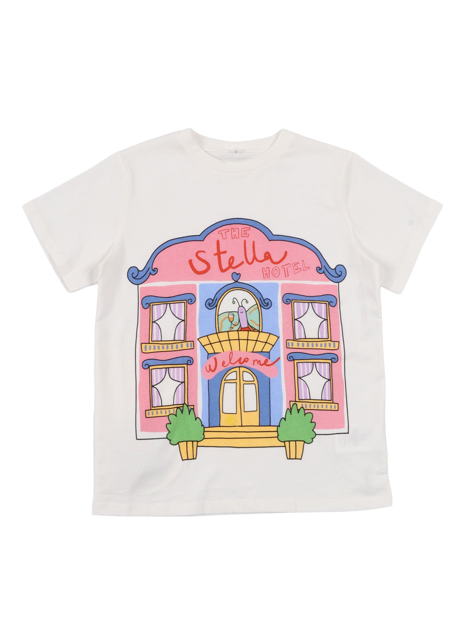 T-SHIRT-TOP White Cotton Short Sleeves T-shirt