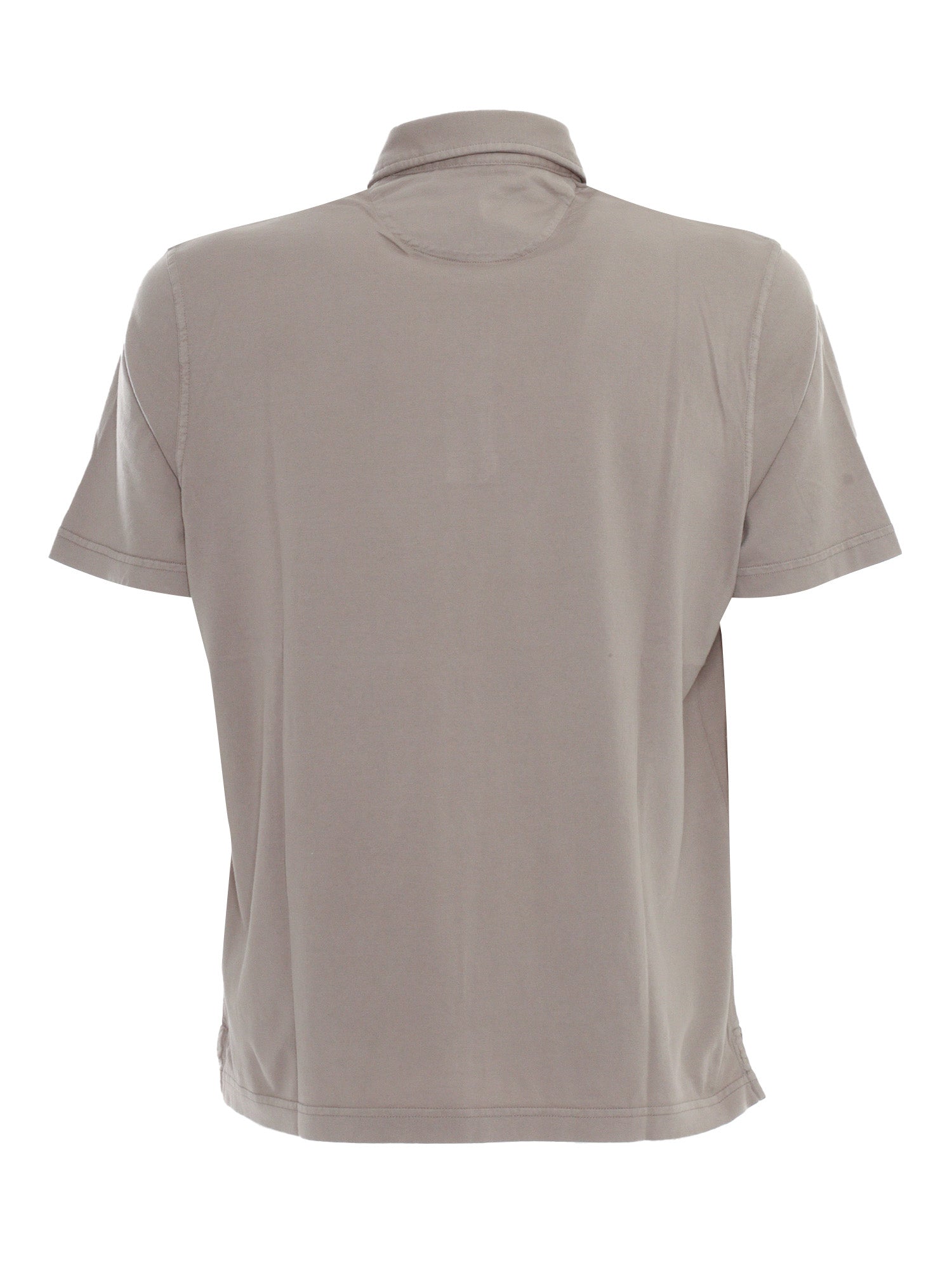 POLO-SHIRT S-S KNITTED MAN Brown Cotton Polo Shirt
