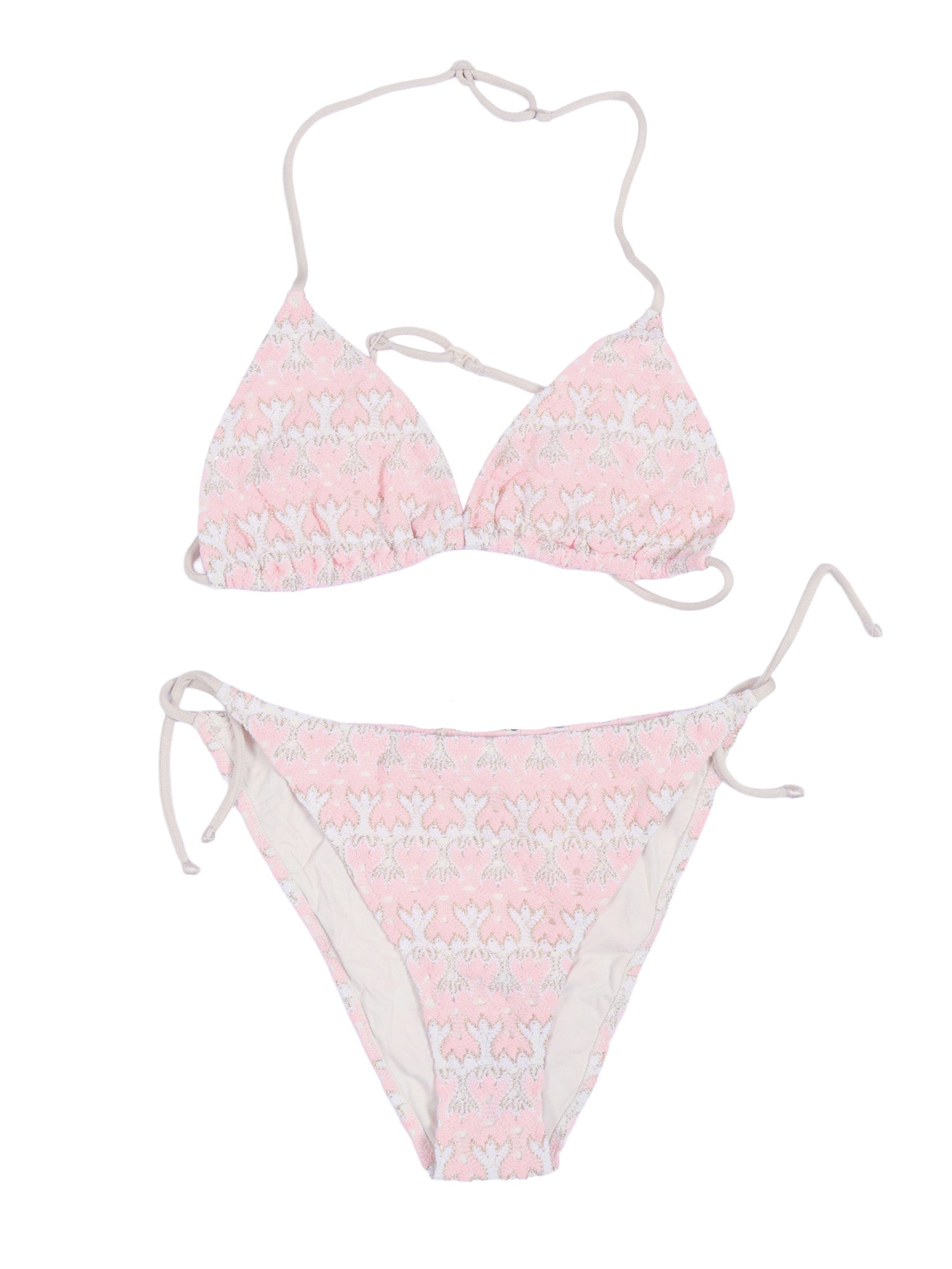 Holly-Rachel Flower 20 Pink Polyamide Elastane Bikini