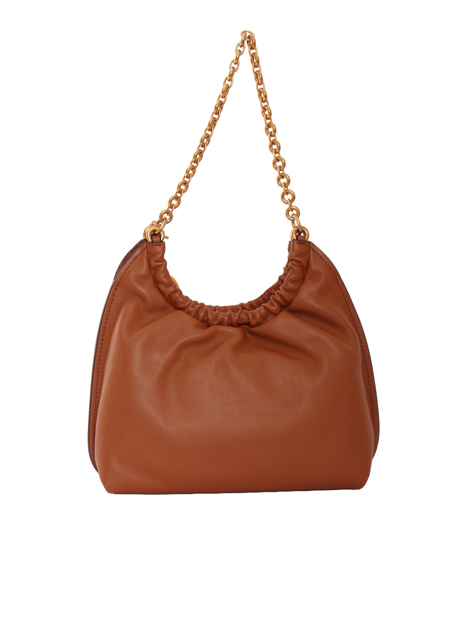 MD CINCH POUCHETTE Brown Cow Leather Handbag