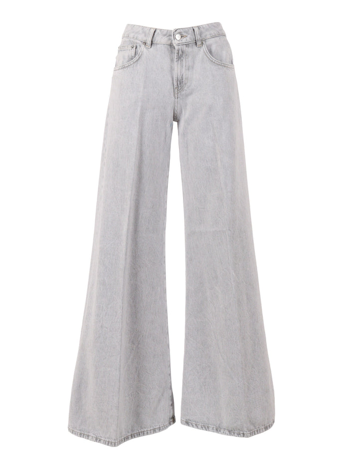 MARLEN PANTS Grey Cotton Jean