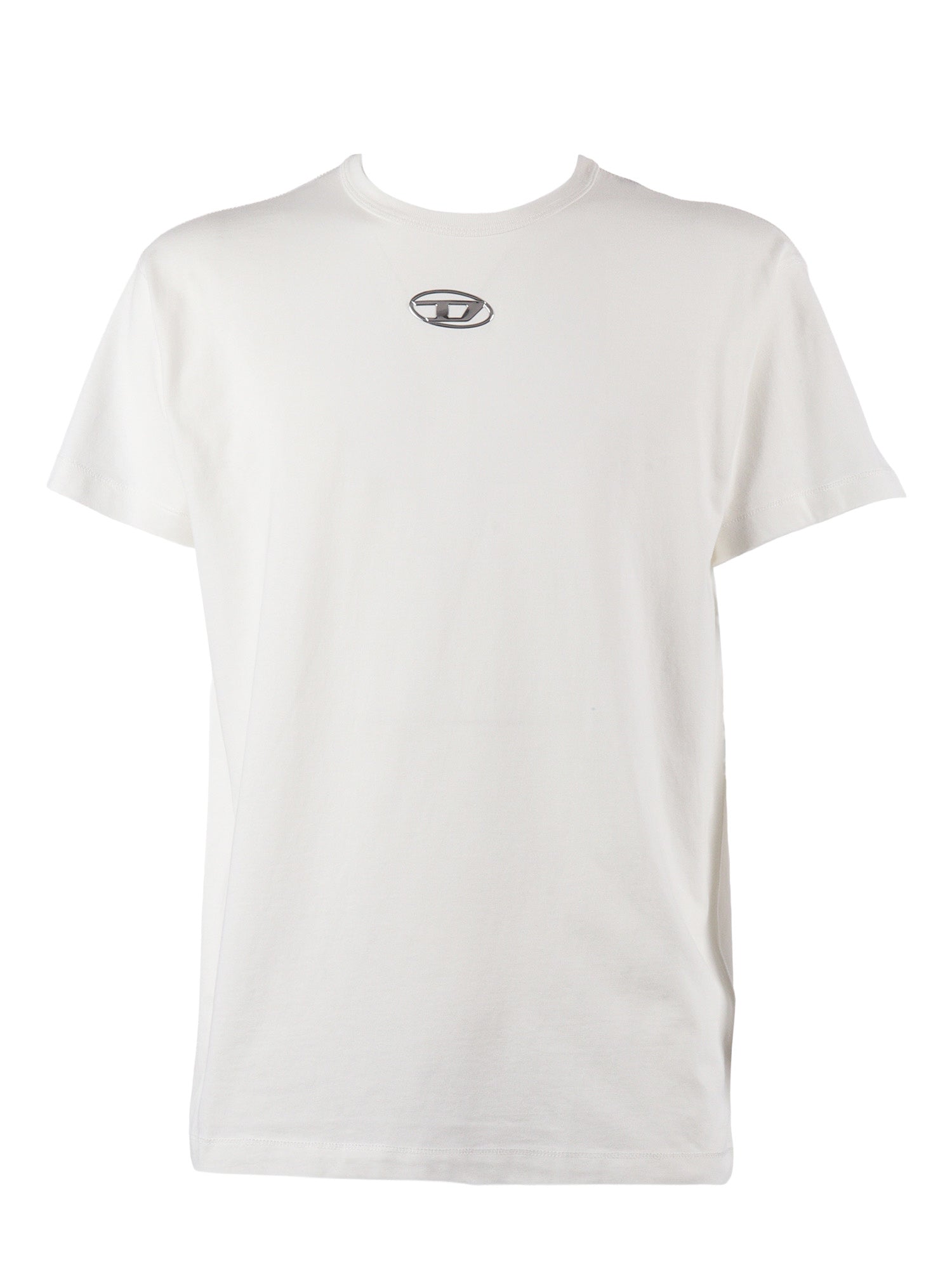 T-shirts White Cotton Short Sleeves T-shirt