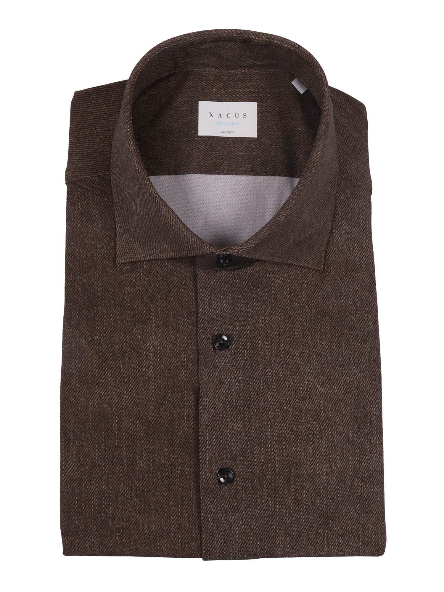 Shirt Brown Polyamide Elastane