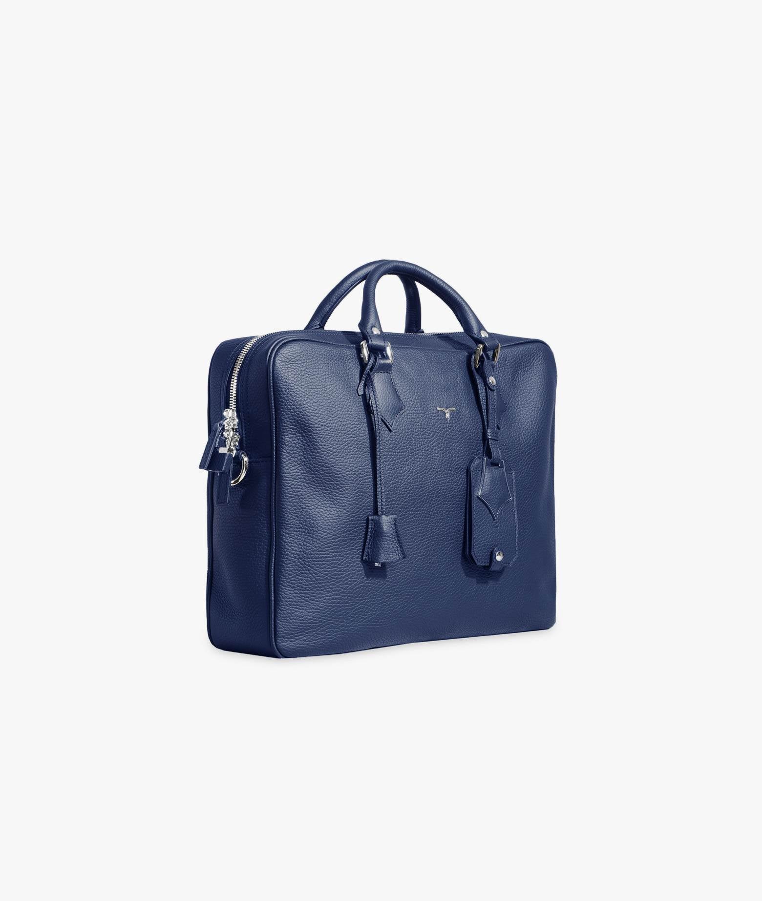 Briefcase Piazza Affari Blue Bag