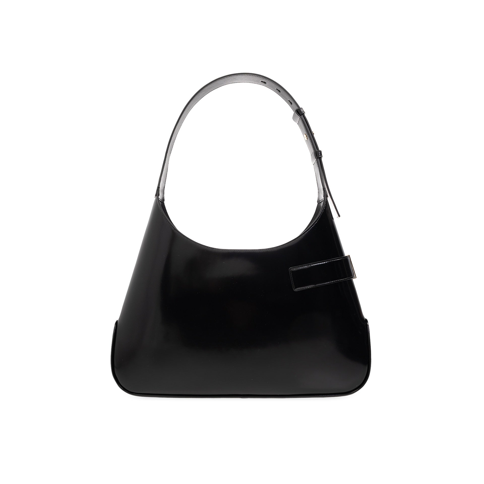Arch Hobo Shoulder Bag Nero Calf Leather