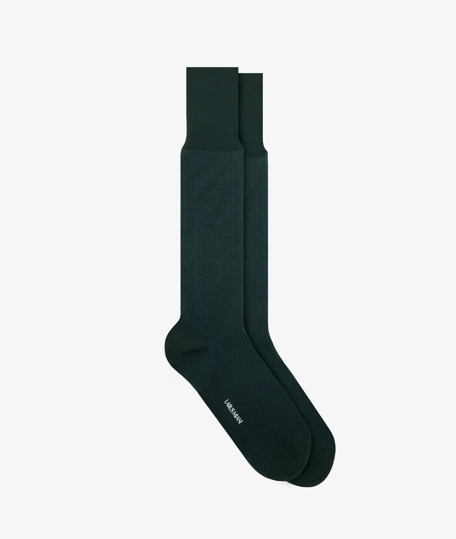 Cotton Socks With Micro Pattern Green