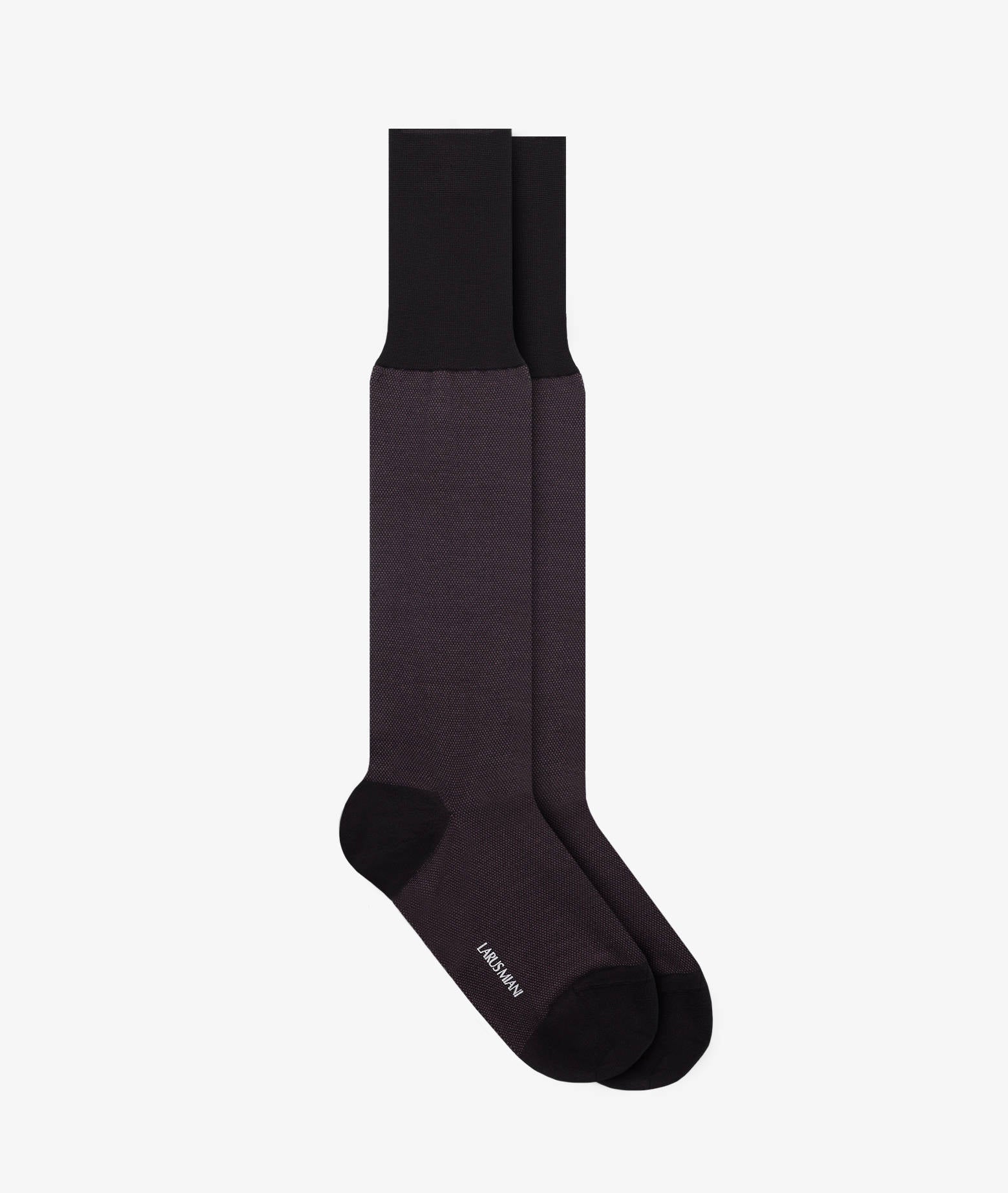 Micro Pattern Socks Brown