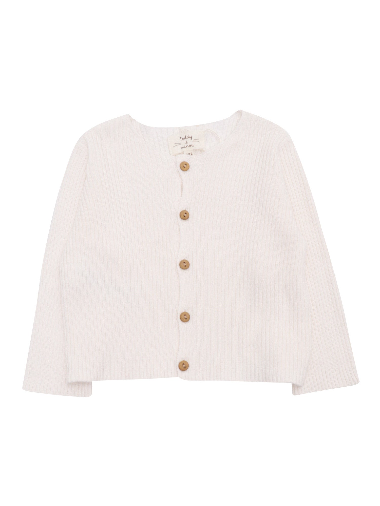 SWEATER White Cotton Crewneck