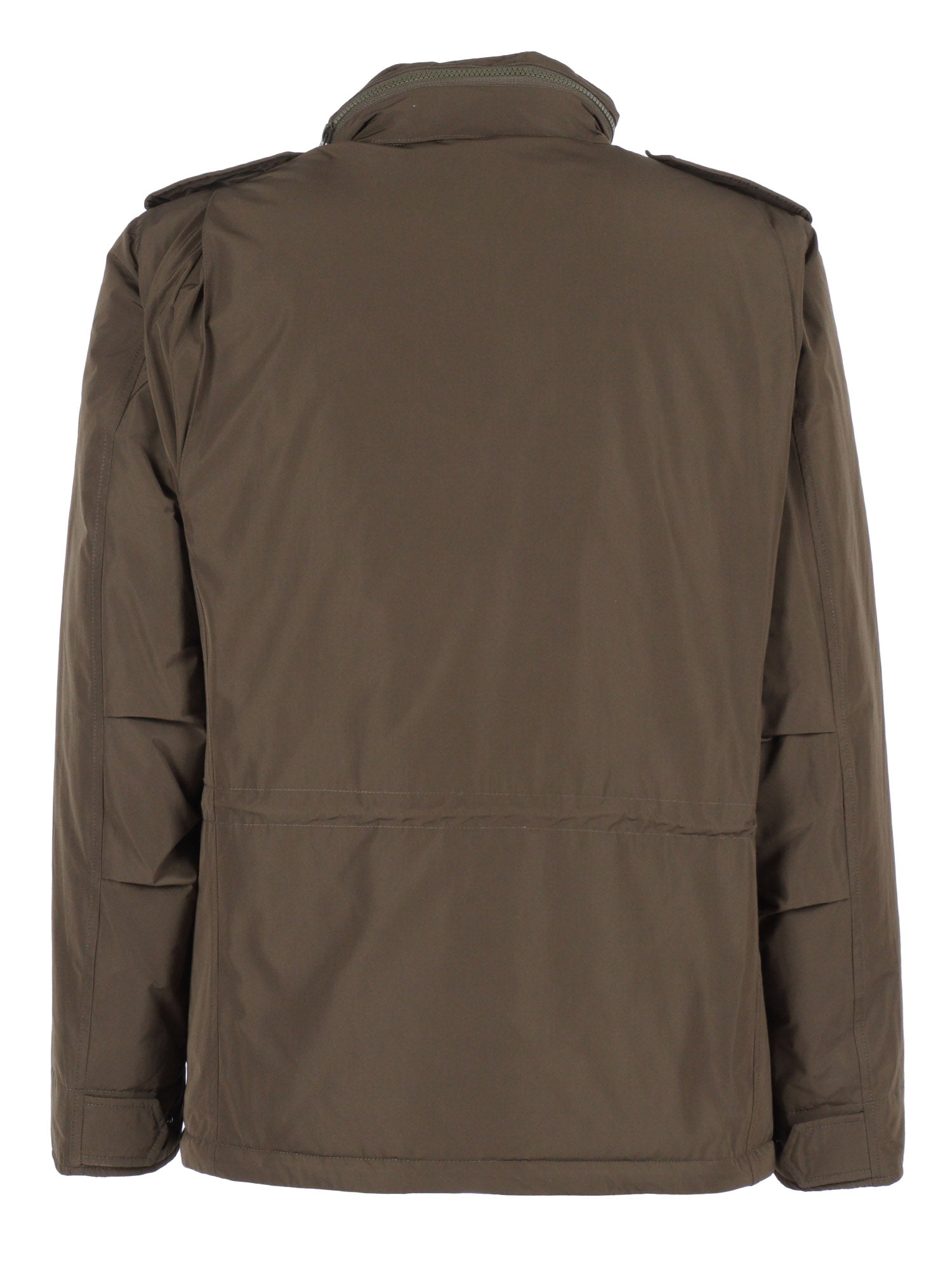 Man Jacket Green Polyester Heavy