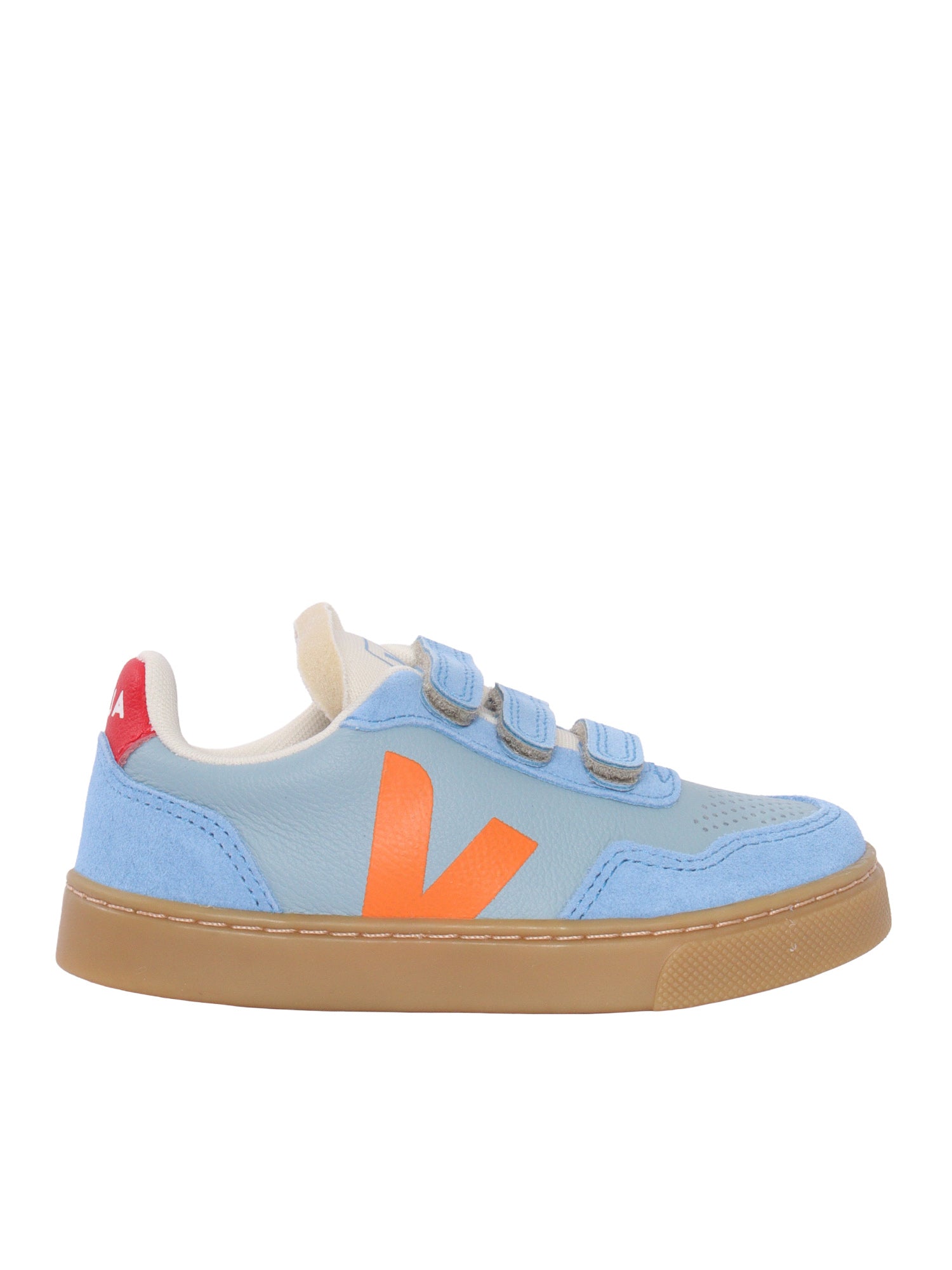 SMALL V-90 O.T. STEEL_FURY_NATURAL SNEAKERS Light Blue Kid