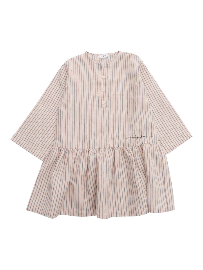 LONG SLEEVED DRESS Multicolor Viscose Polyester
