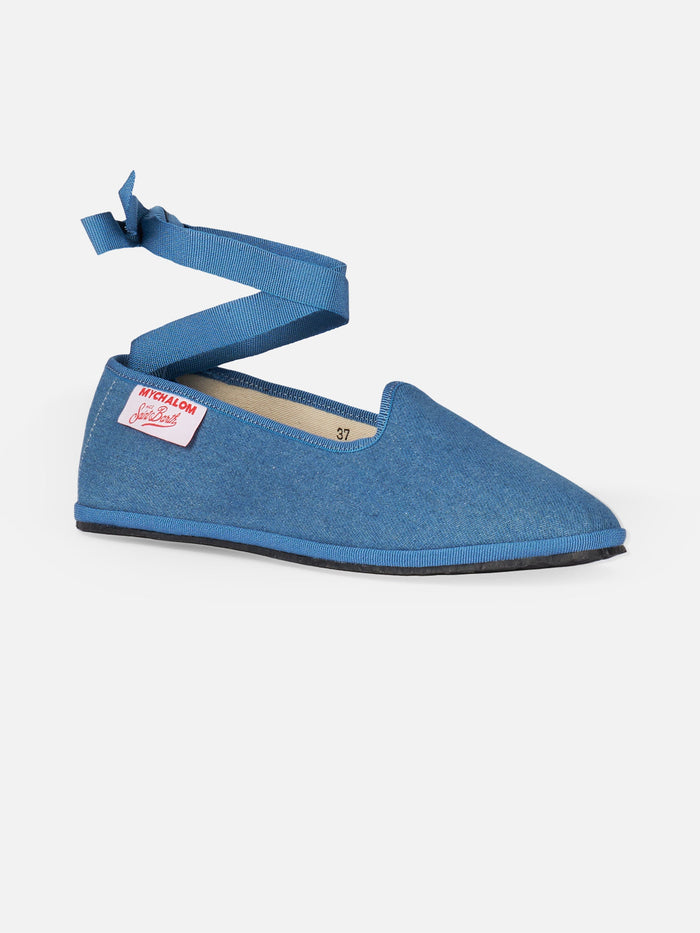 Denim Mychal Friulana Slippers | Special Edition Blue