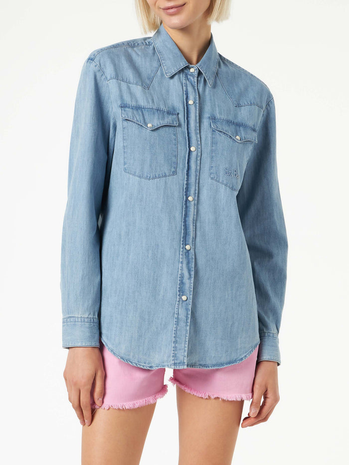 Light Blue Amaya Tex Denim Shirt