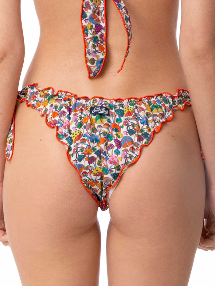 Venus Liberty Print Cheeky Bikini Briefs | Special Edition Orange Bottom