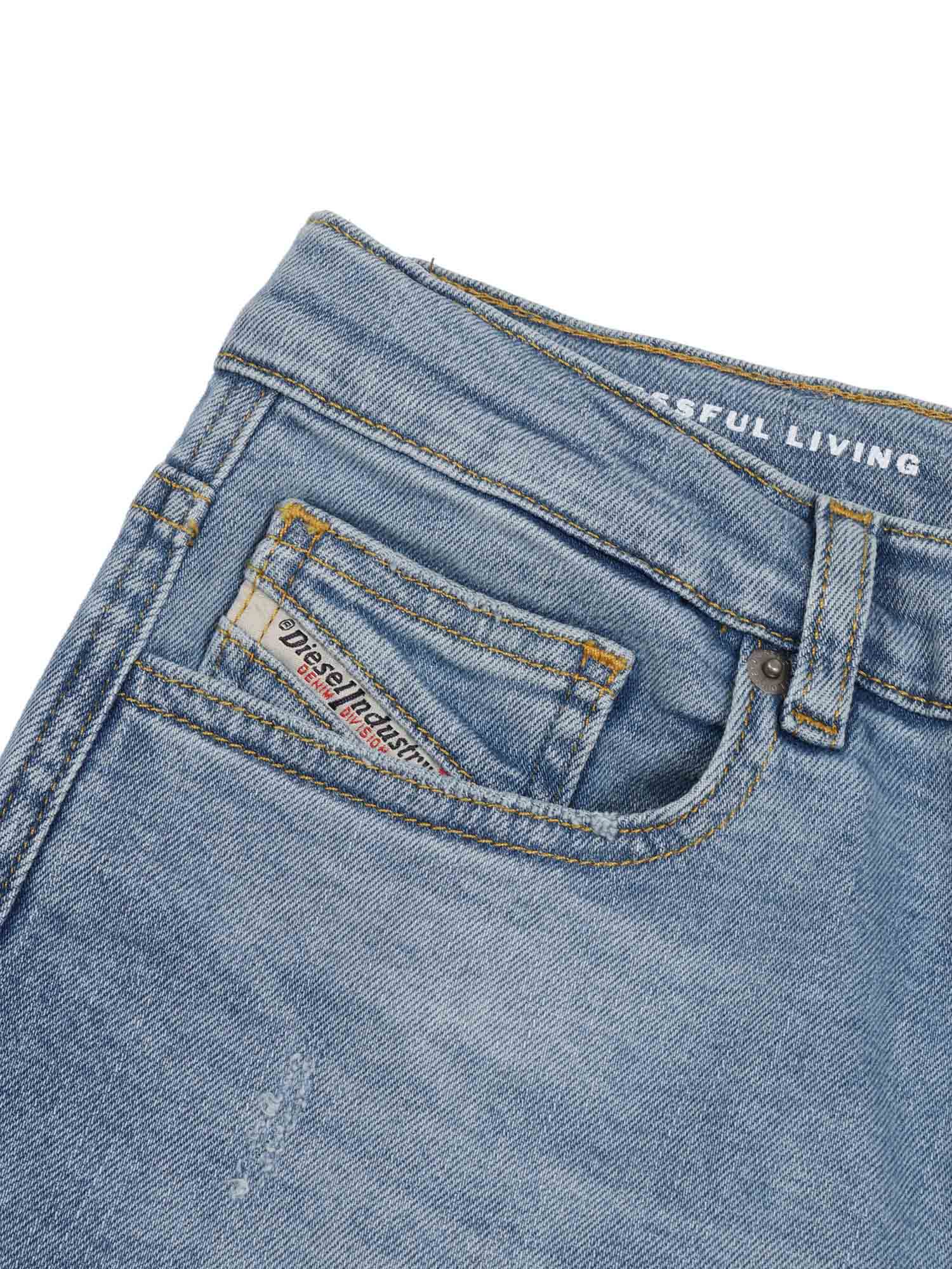 Short pants Blue Cotton Elastane Bermuda