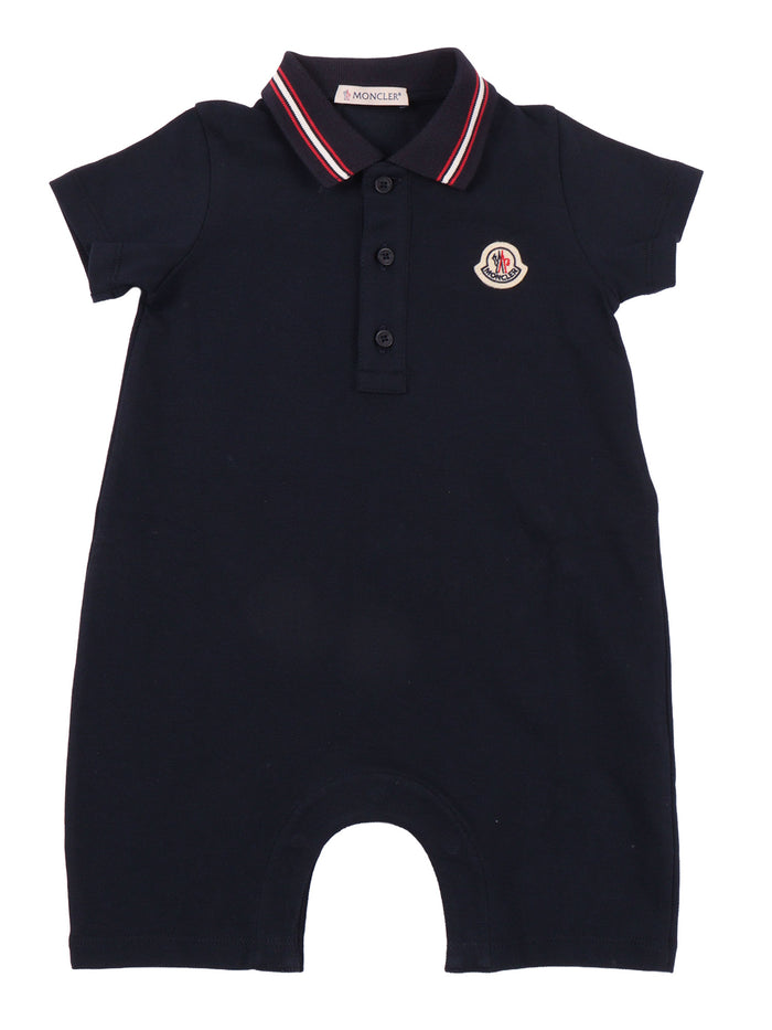 ROMPER Blue Elastane Cotton
