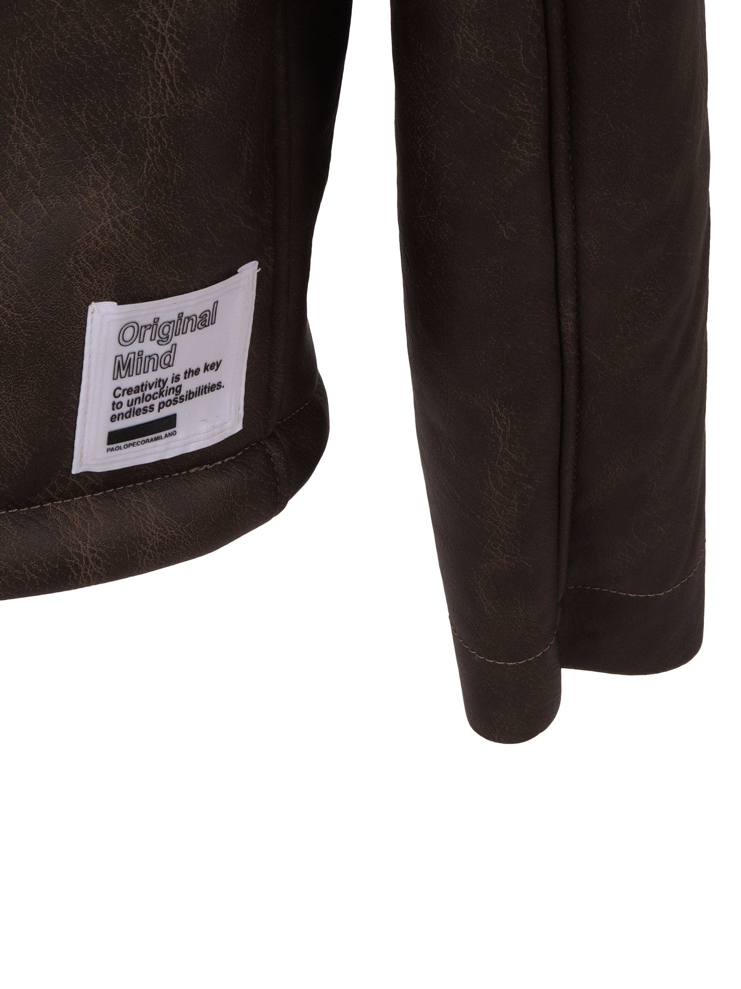 Jacket Brown Polyester Polyurethane Heavy