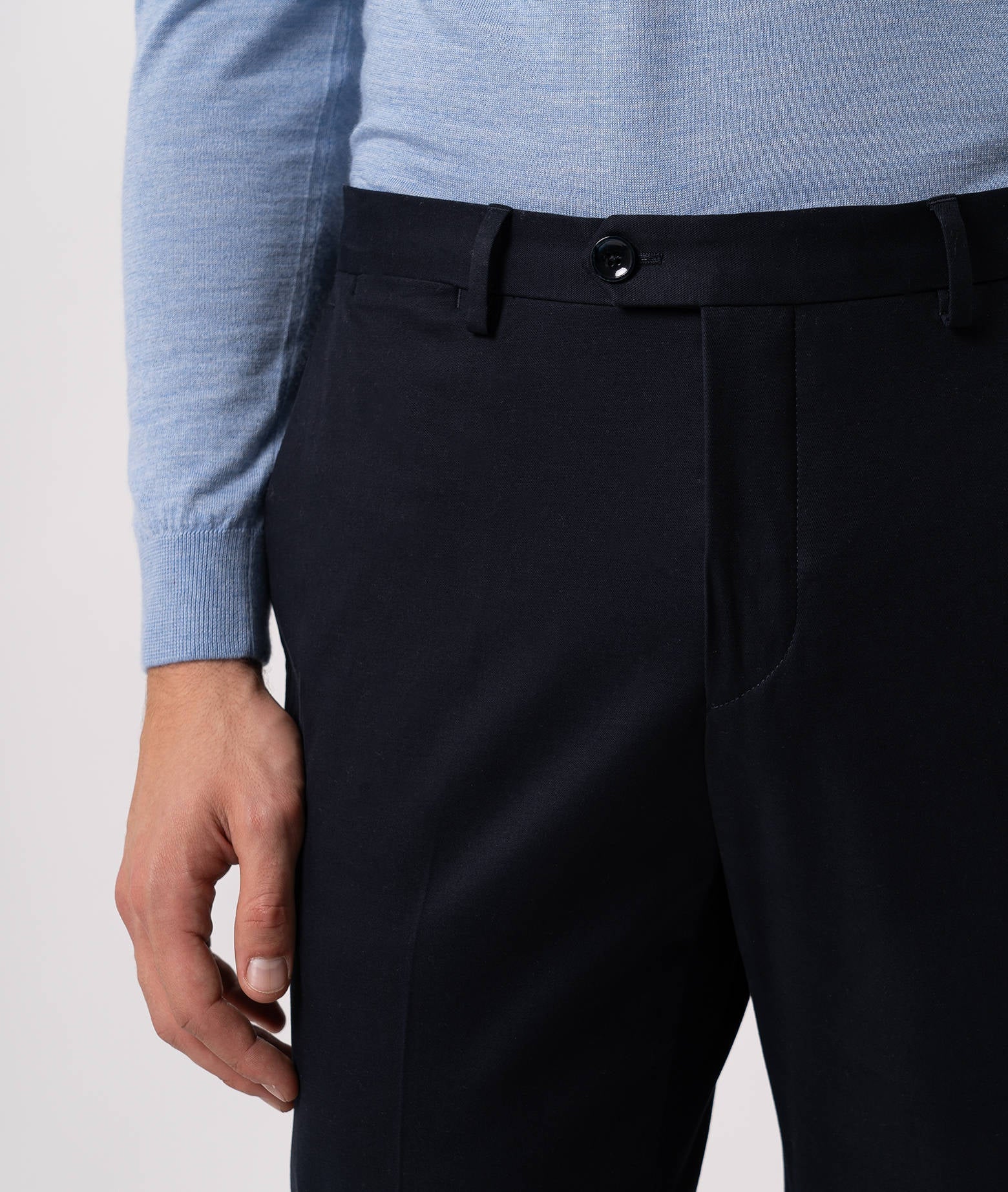 Cotton Chino Gstaad Ivory Sportswear Trousers