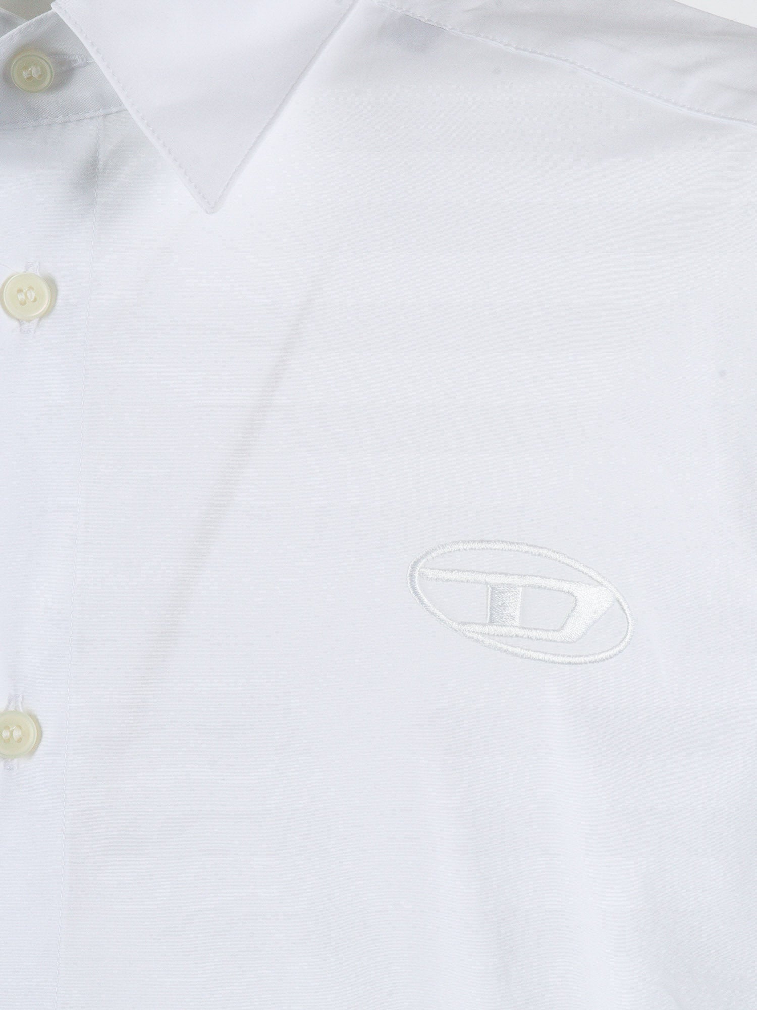 Shirts White Cotton Elastane