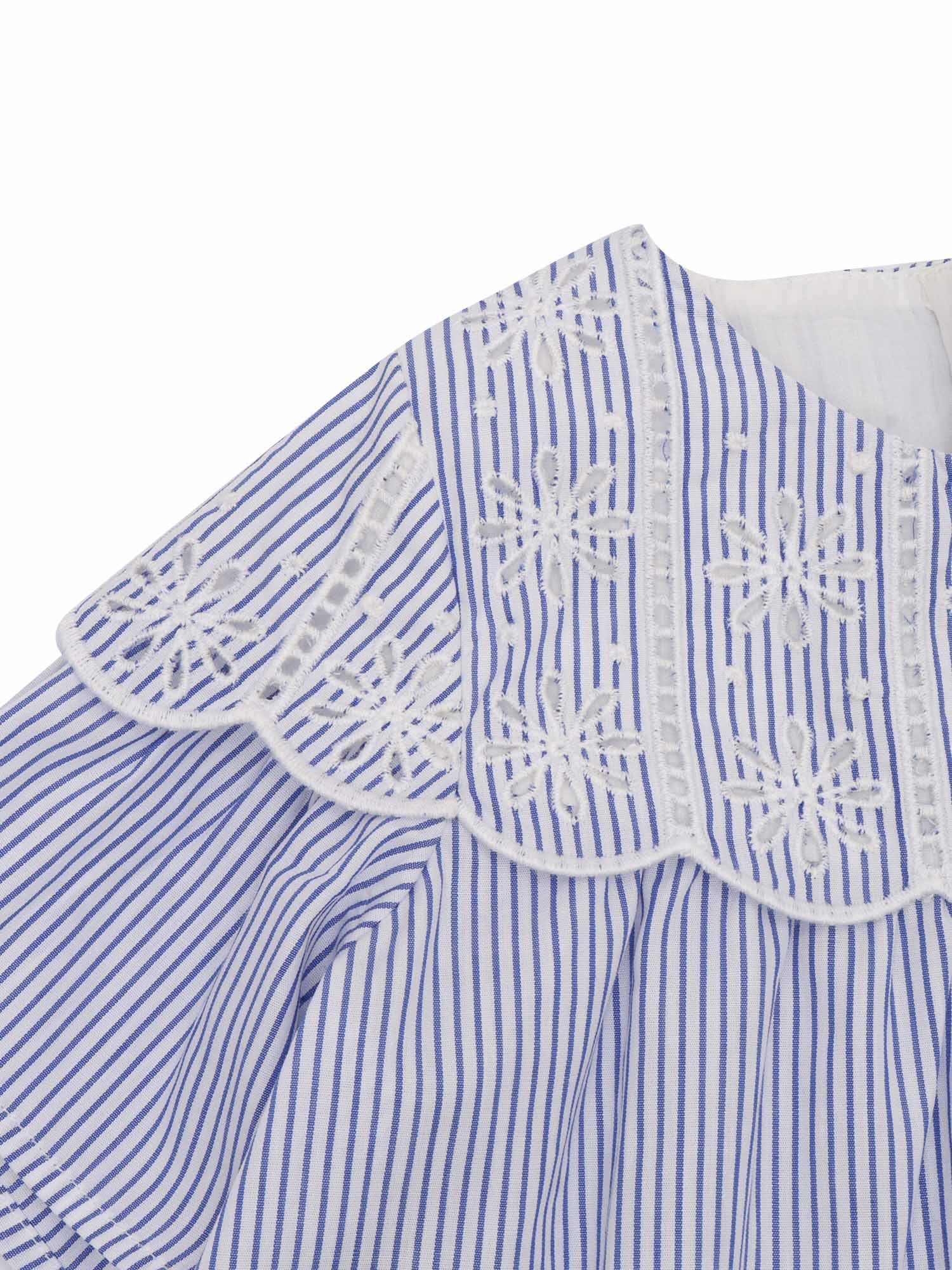 DRESS Light Blue Cotton Fabric 2