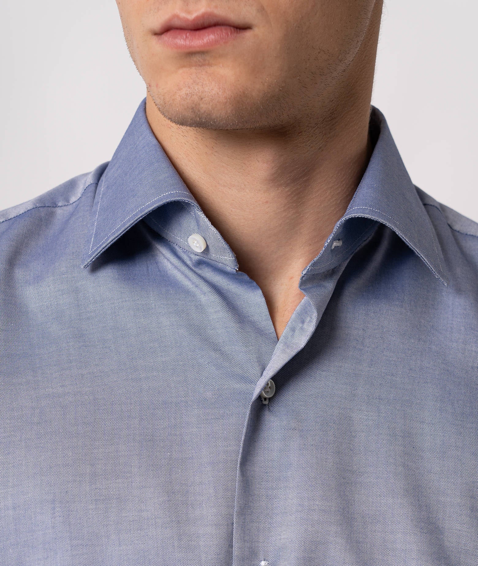 Tailored Cotton Shirt Astoria Blue Classic