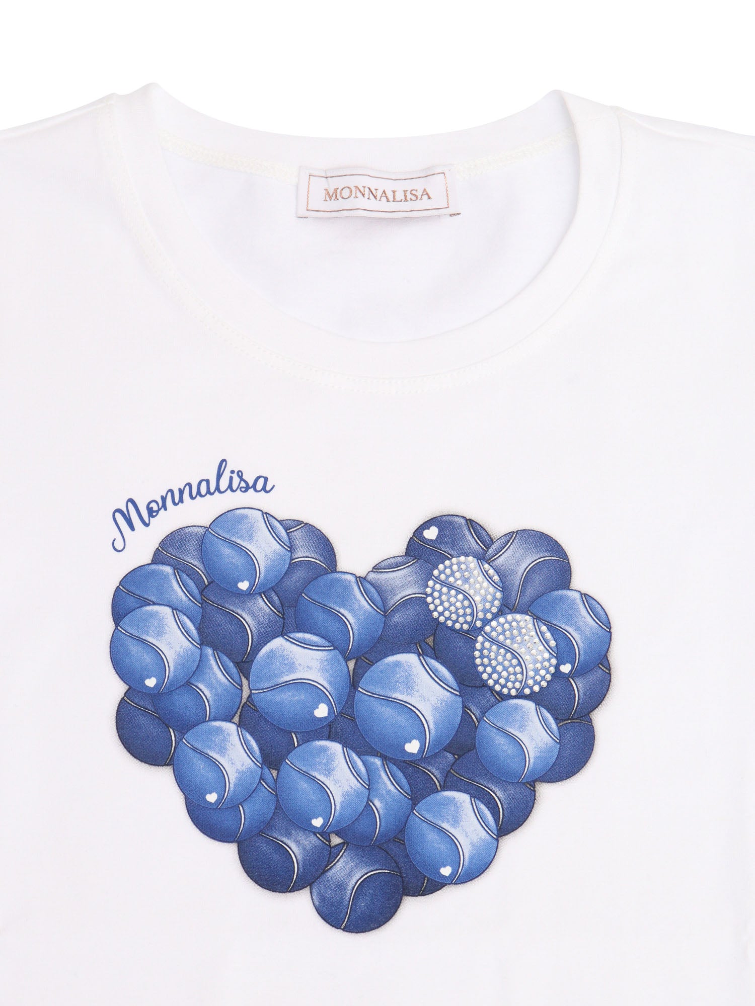 TENNIS REGULAR T-SHIRT White Cotton Elastan Short Sleeves