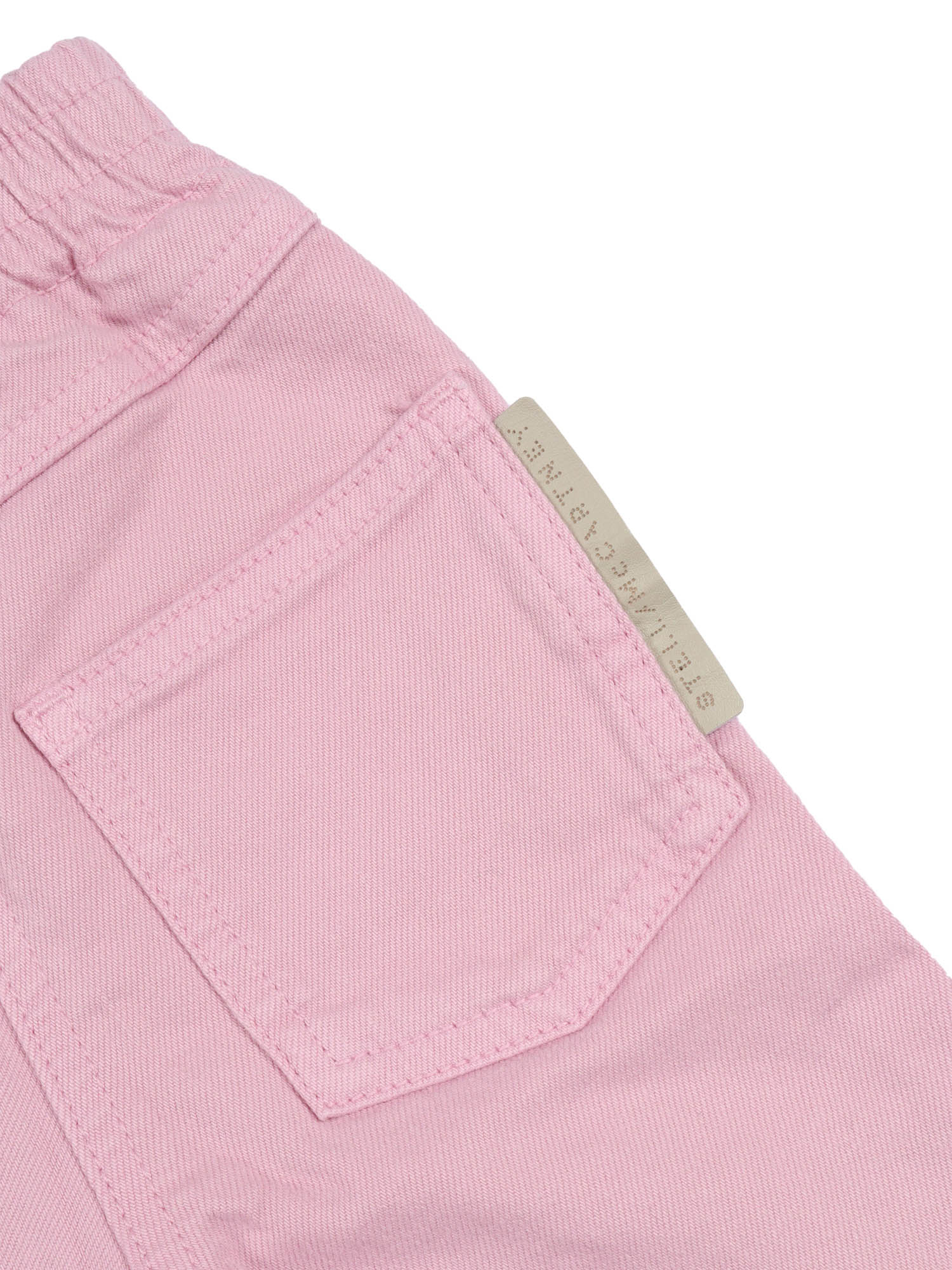 Trousers Pink Cotton Elastane