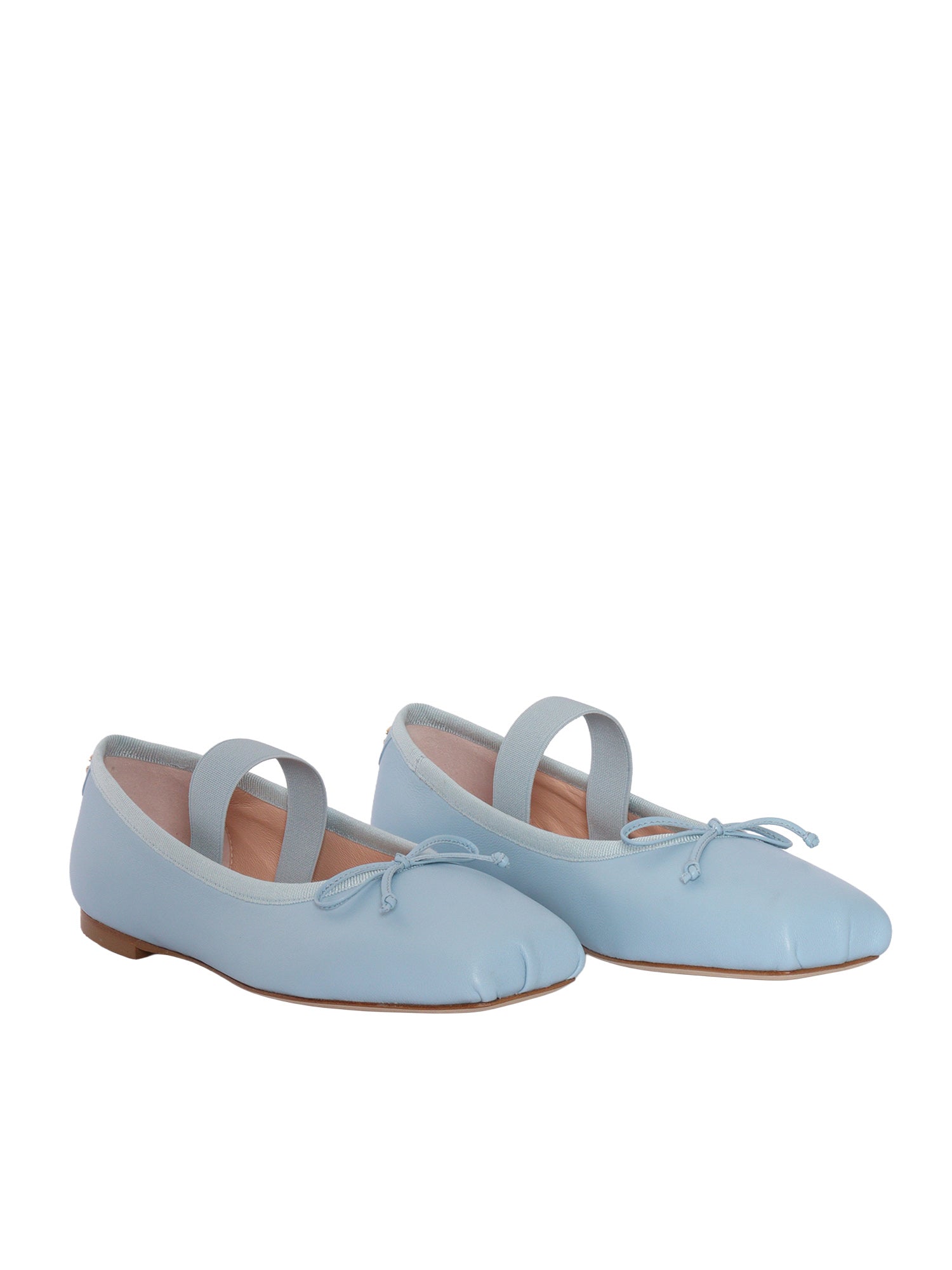 BALLERINAS Light Blue Flat Shoes