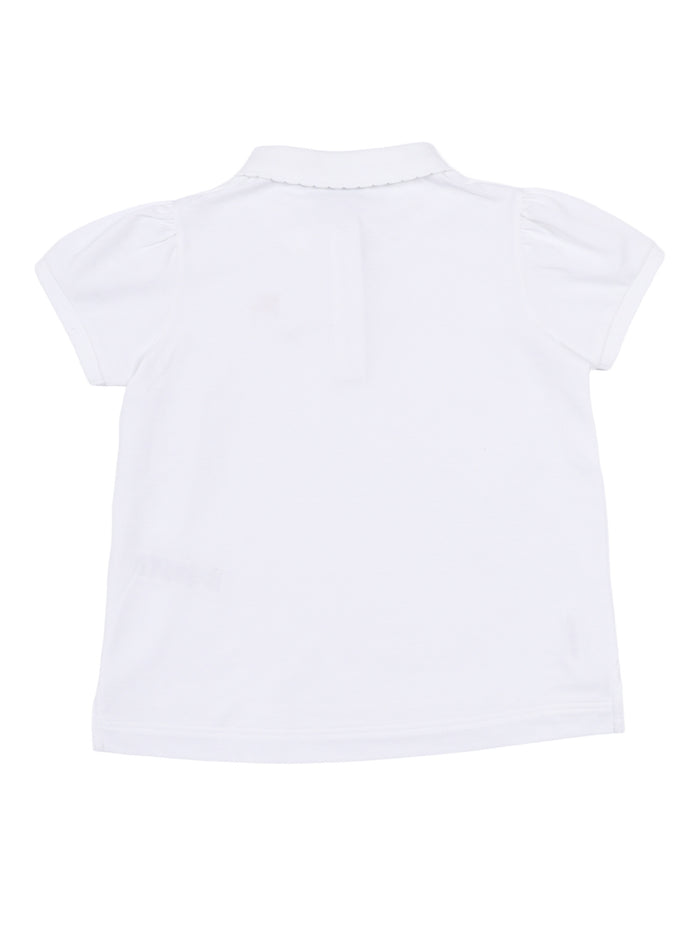 KID GIRL POLO SHIRTS White Cotton
