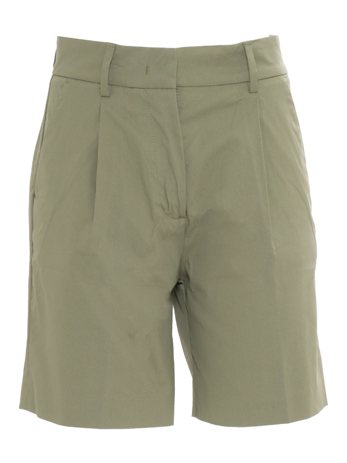 NIVE TWILL TECH PANTS Green Cotton Polyester Polyurethane