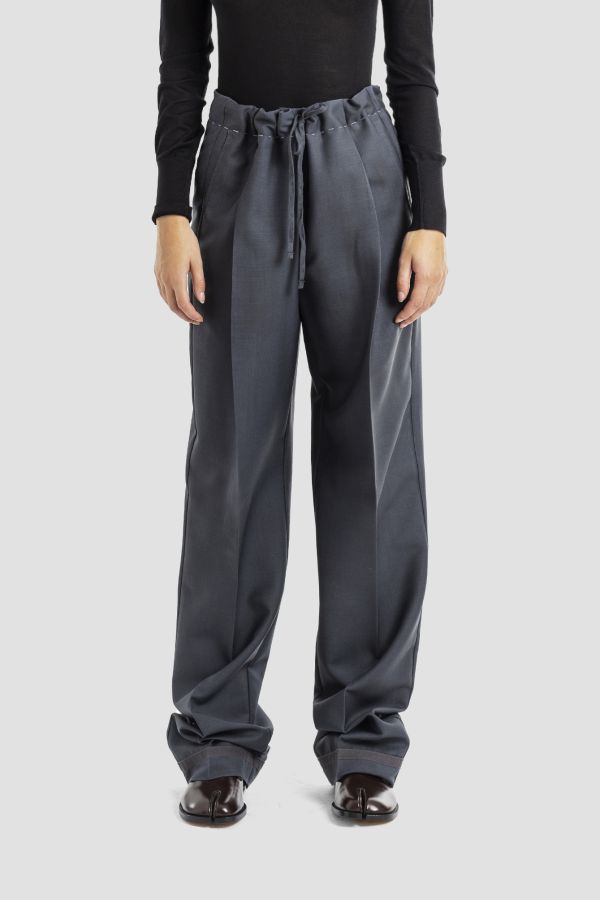 Maison Margiela Wool trousers in gray
