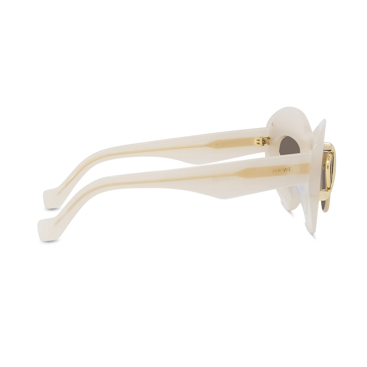 Loewe LW40139U Curvy 25E Avorio Bianco Acetate/metal Occhiali Da Sole