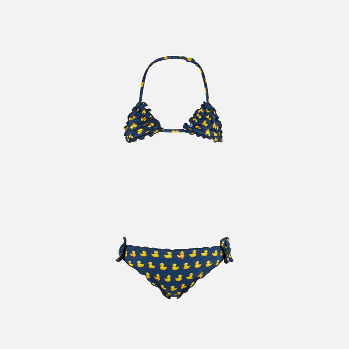 Girl Triangle Bikini With Print __single__