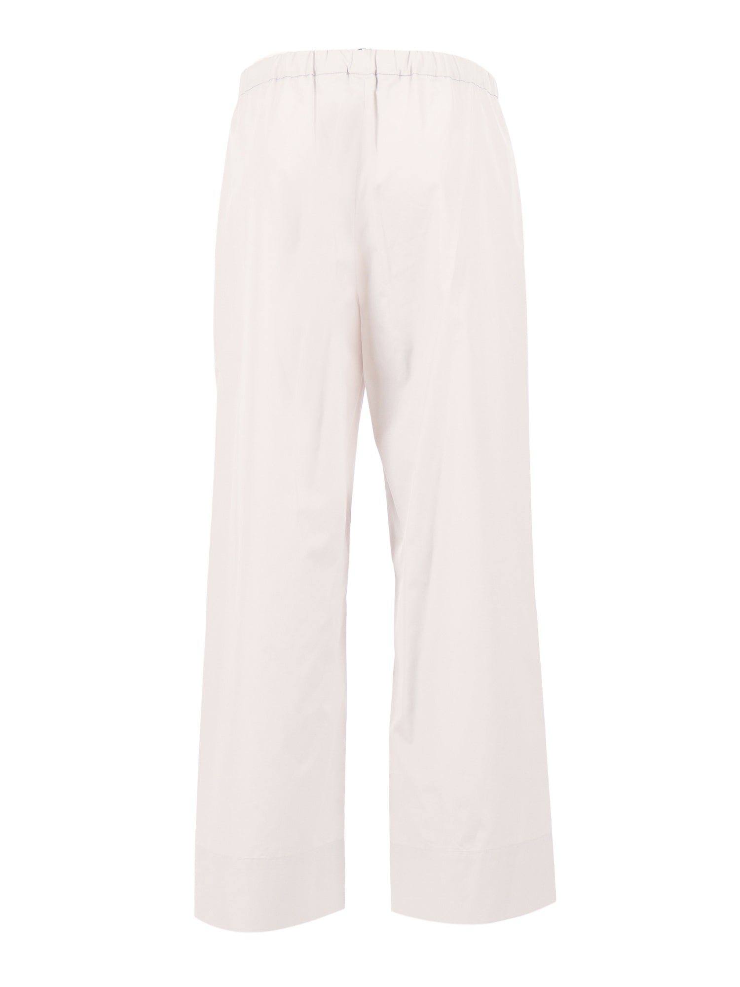TROUSERS White Cotton Pant