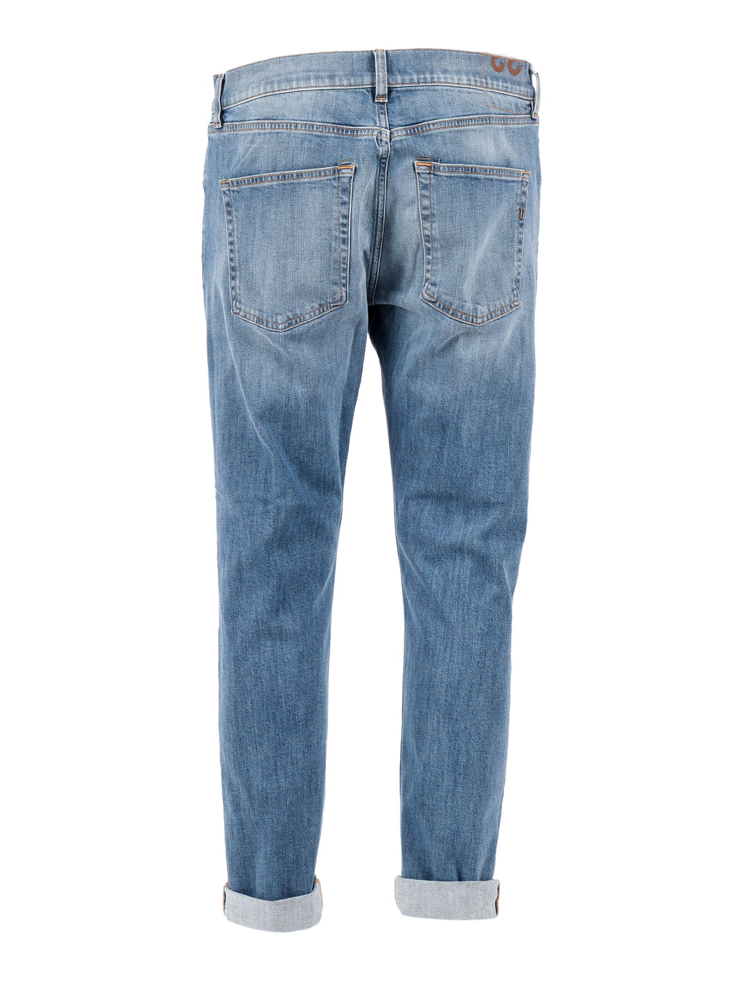 GEORGE PANTS Blue Cotton Elastane Jean