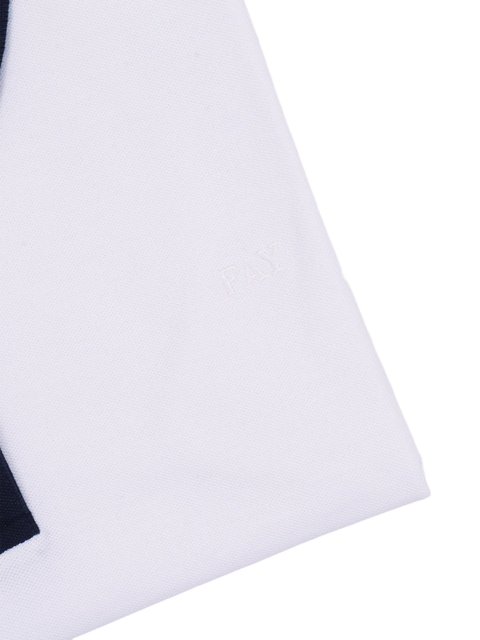 POLO White Cotton Elastane Shirt