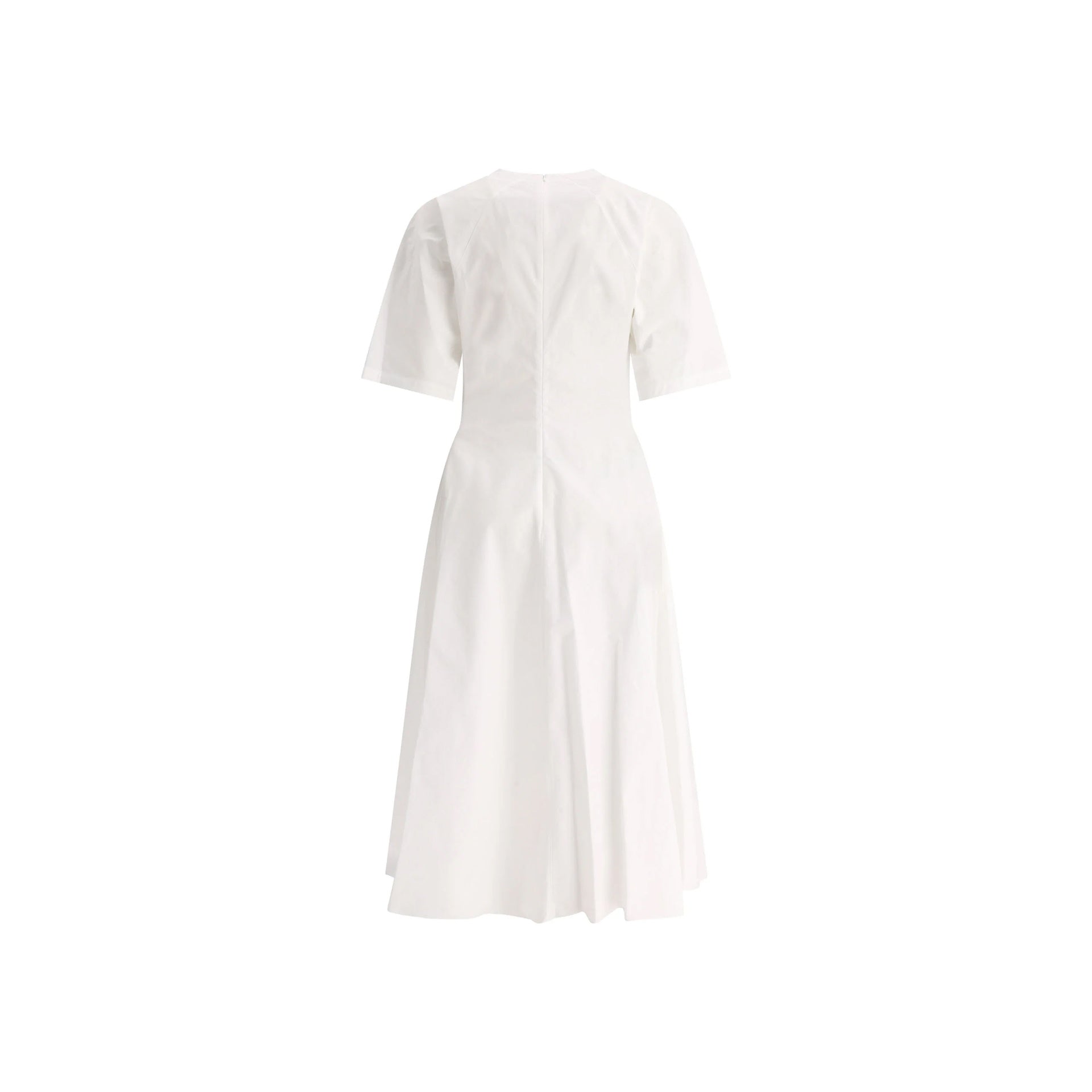 Alaia Cotton Midi Dress White