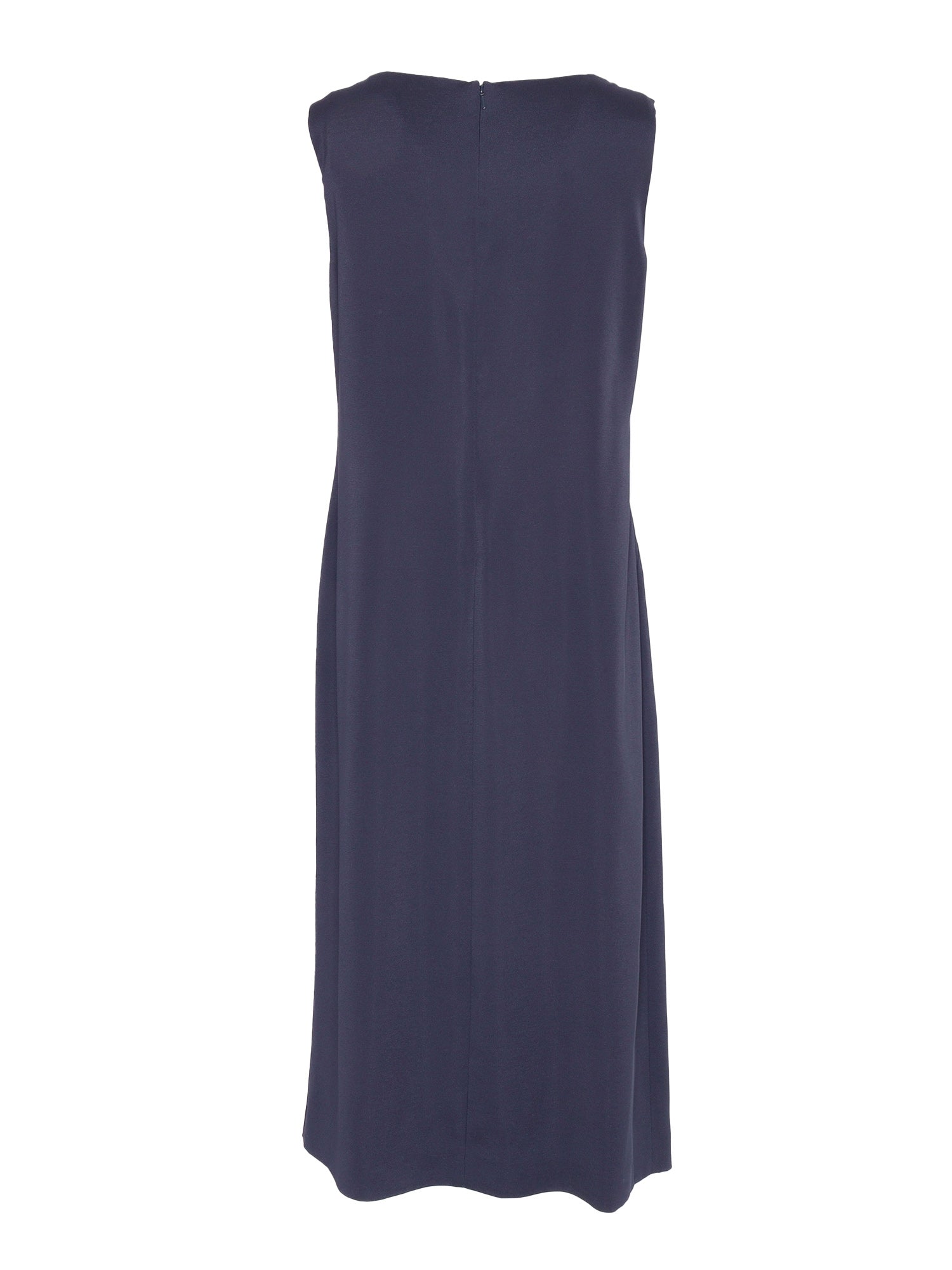 Blue Dress Acetate Viscose Elastane Midi