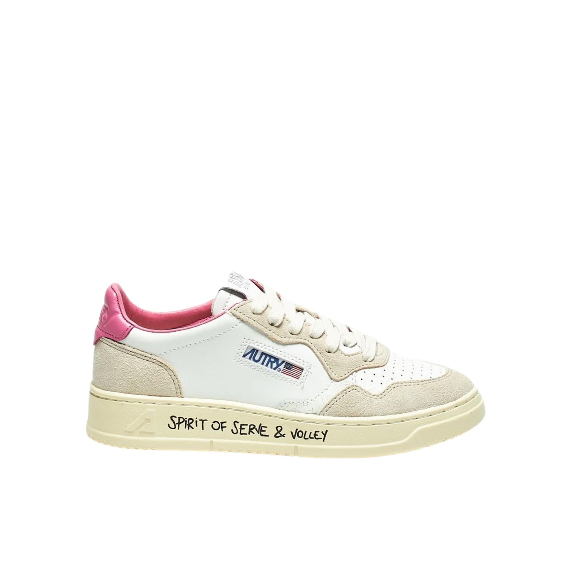 Autry Medalist Leather Sneakers White