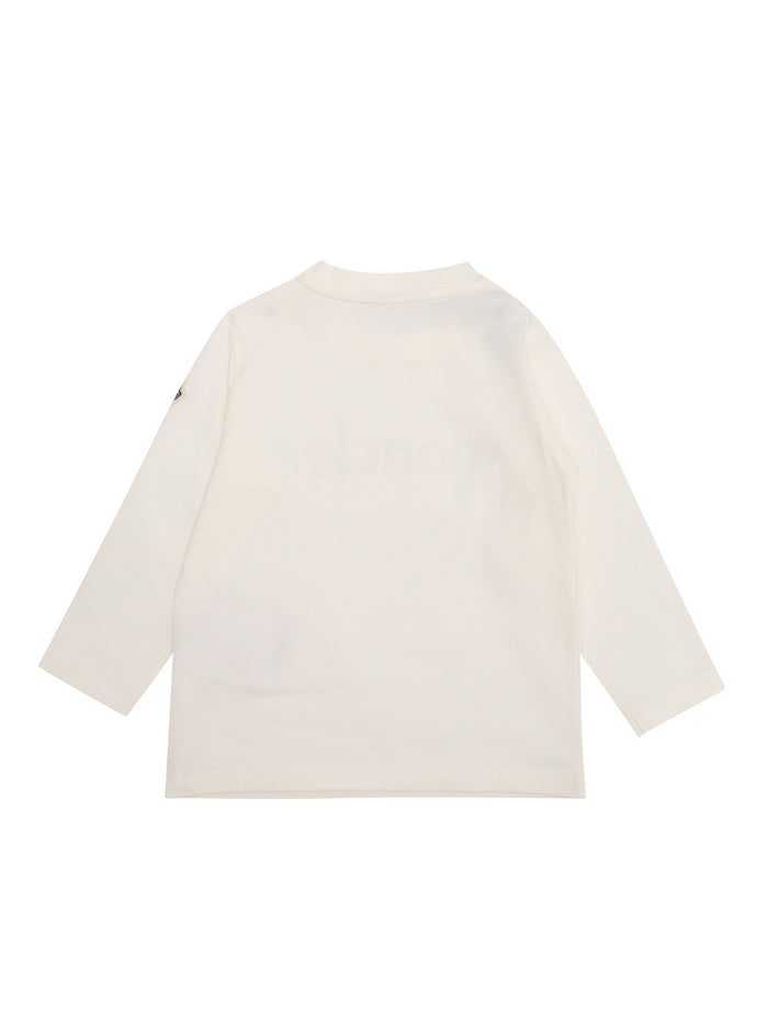 LS T-SHIRT Beige Elastane Cotton Long Sleeves
