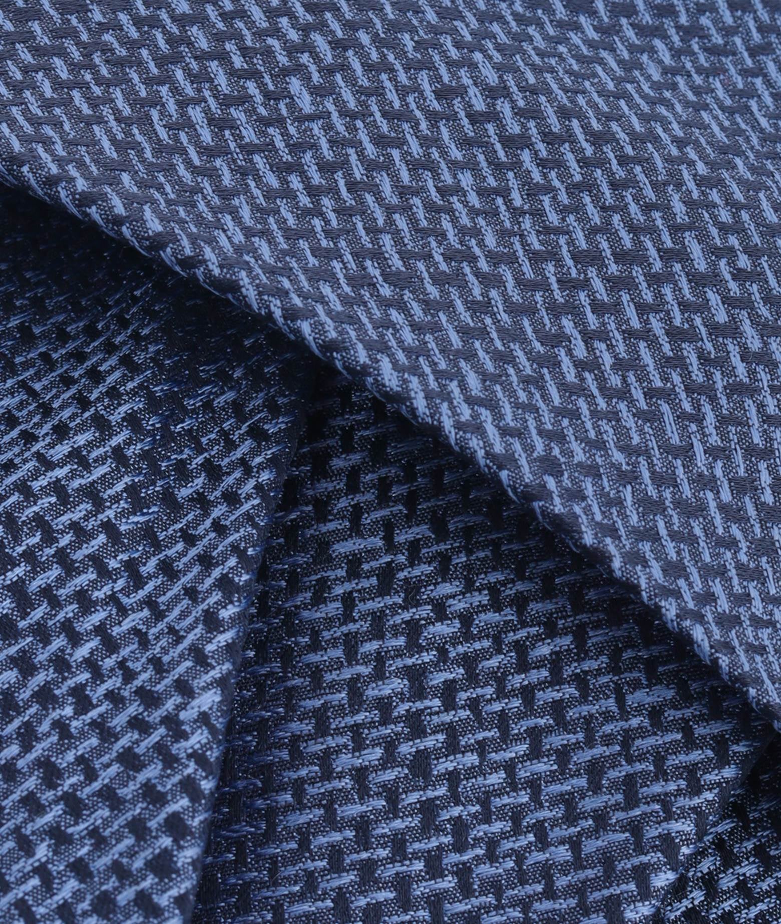 Blue Silk Tie Plain