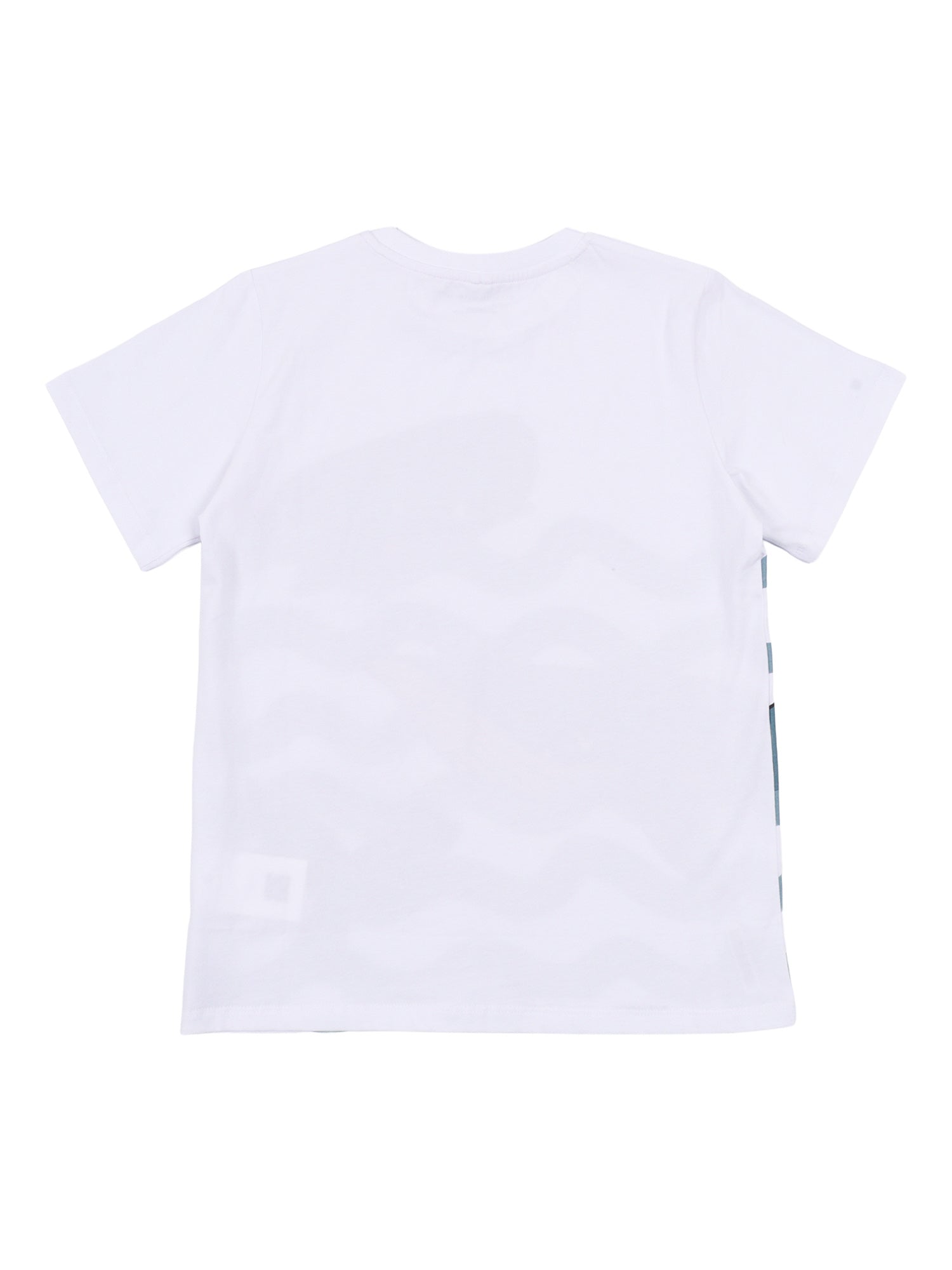 T-SHIRT-TOP White Cotton Short Sleeves T-shirt