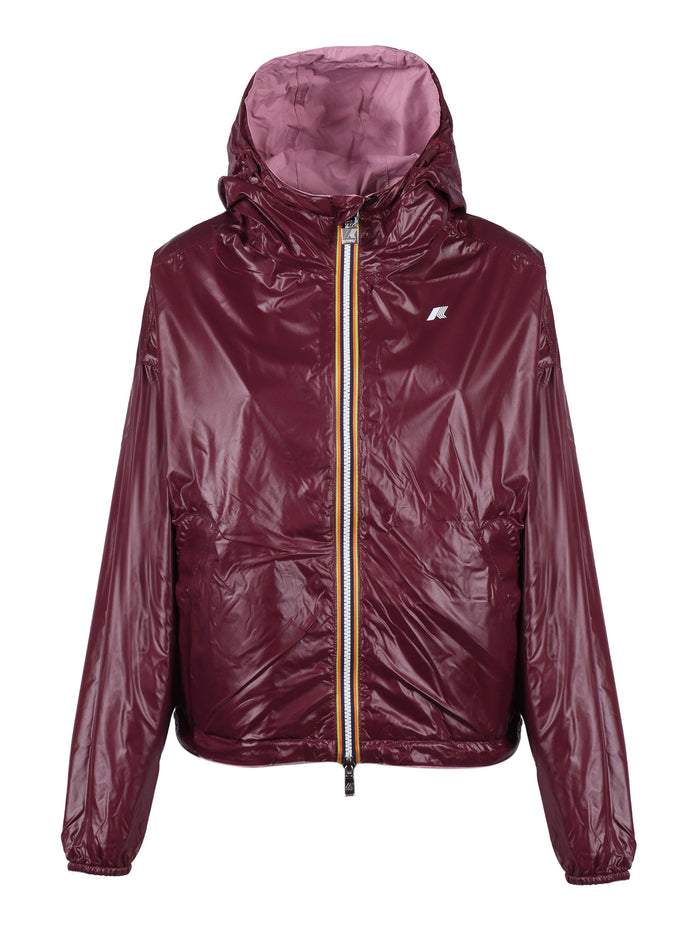 LAURETTE PLUS.2 DOUBLE JACKET Pink Nylon Giubbino Corto