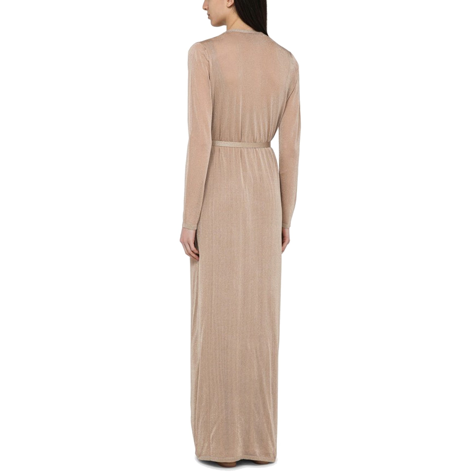 Lurex Robby Cardigan Beige Metal Fibre Viscose
