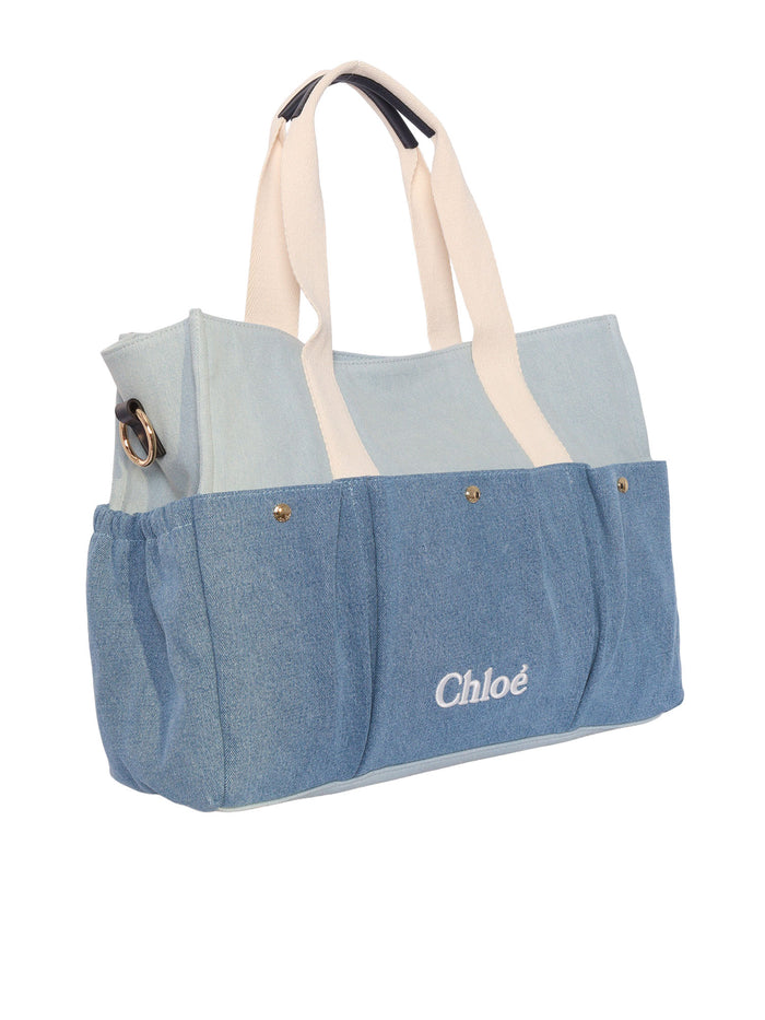 CHANGING BAG Blue Shoulder