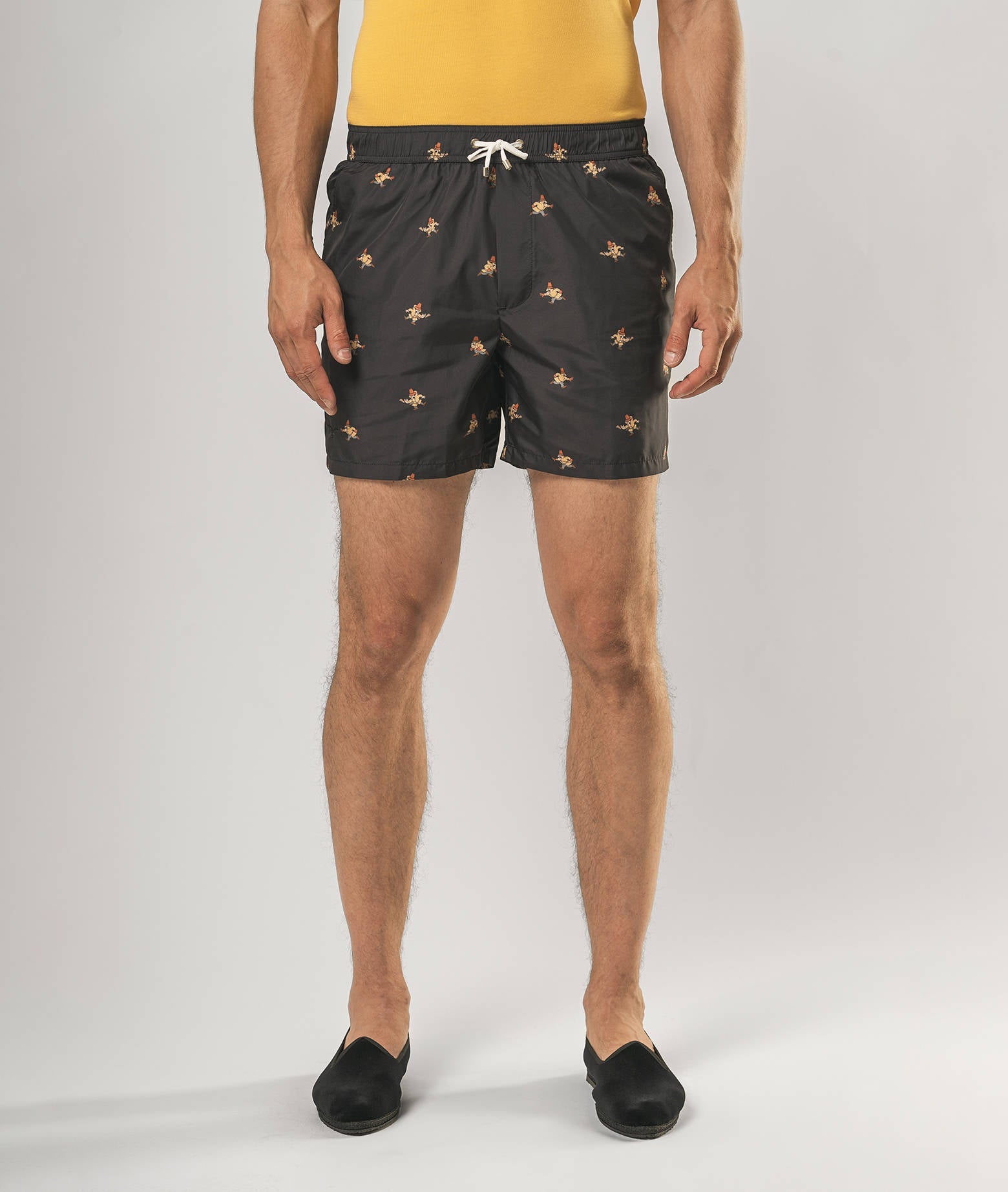 Swimsuit Inspector Clouseau Black Swim Short
