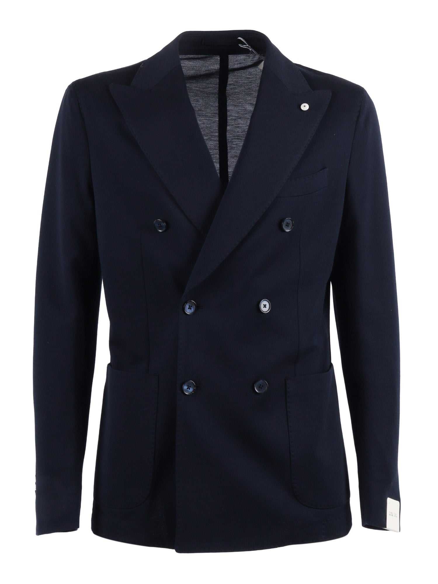 Jacket Blue Cotton Silk